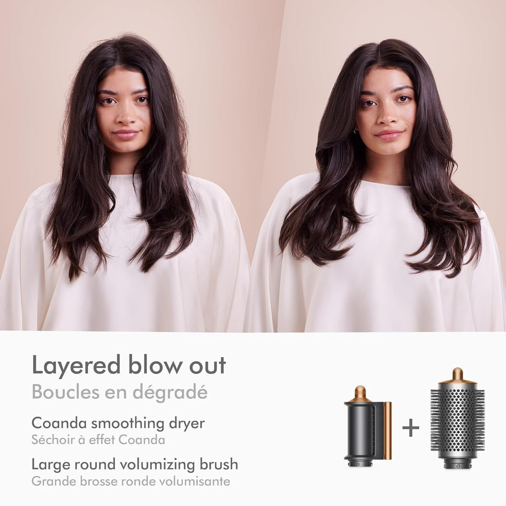 Dyson Airwrap Multi-Styler Long Complete, BCo/BNk (Manufacturer Refurbished, 1 Year Warranty)